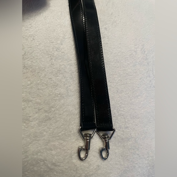 GUCCI Bamboo Black Textured Canvas 2 Way Shoulder / Crossbody - Picture 17 of 17